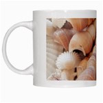 Sea Shells White Coffee Mug Left