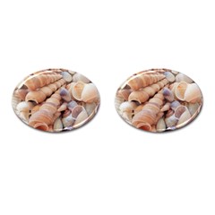 Sea Shells Cufflinks (oval) by yoursparklingshop