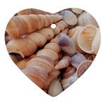 Sea Shells Heart Ornament (Two Sides) Front