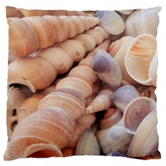 Sea Shells Large Cushion Case (single Sided)  by yoursparklingshop