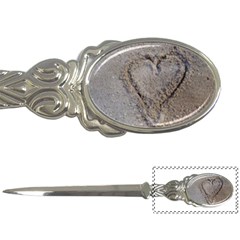 Heart In The Sand Letter Opener by yoursparklingshop