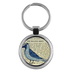 Bird Key Chain (round)