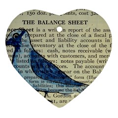 Bird Heart Ornament (two Sides)