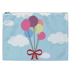 Balloons Cosmetic Bag (xxl) by Kathrinlegg