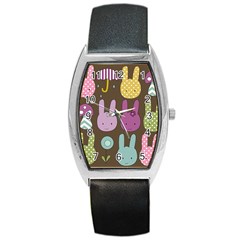 Bunny  Tonneau Leather Watch by Kathrinlegg