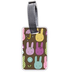 Bunny  Luggage Tag (one Side) by Kathrinlegg