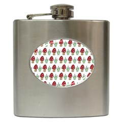 Mushrooms Hip Flask by Kathrinlegg