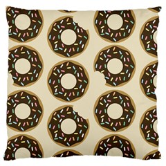 Donuts Large Cushion Case (single Sided)  by Kathrinlegg