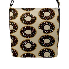 Donuts Flap Closure Messenger Bag (large) by Kathrinlegg