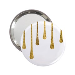 Gold Glitter Paint Handbag Mirror (2 25 ) by Kathrinlegg