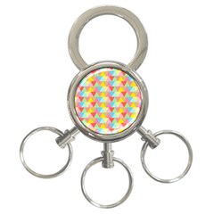 Triangle Pattern 3-ring Key Chain by Kathrinlegg