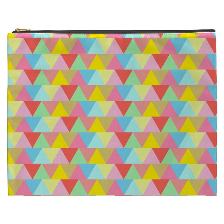 Triangle Pattern Cosmetic Bag (XXXL)