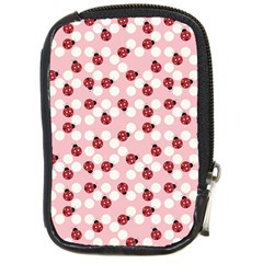 Spot The Ladybug Compact Camera Leather Case by Kathrinlegg