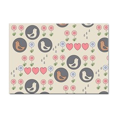 Love Birds A4 Sticker 10 Pack by Kathrinlegg