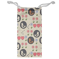 Love Birds Jewelry Bag by Kathrinlegg