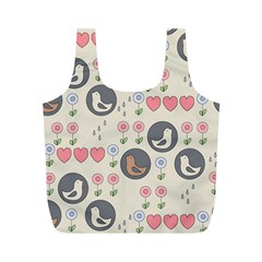Love Birds Reusable Bag (m) by Kathrinlegg