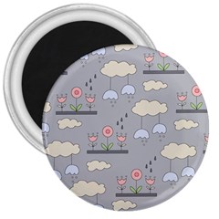 Garden In The Sky 3  Button Magnet by Kathrinlegg