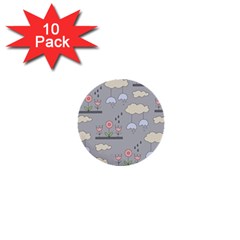 Garden In The Sky 1  Mini Button (10 Pack) by Kathrinlegg