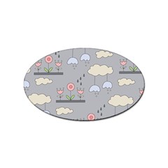 Garden In The Sky Sticker (oval) by Kathrinlegg