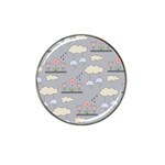 Garden in the Sky Golf Ball Marker 4 Pack (for Hat Clip) Front