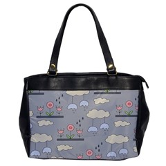 Garden In The Sky Oversize Office Handbag (one Side)