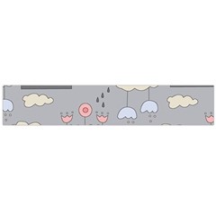 Garden In The Sky Flano Scarf (large) by Kathrinlegg