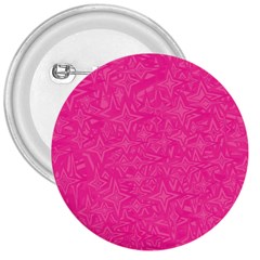 Abstract Stars In Hot Pink 3  Button by StuffOrSomething