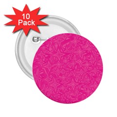 Abstract Stars In Hot Pink 2 25  Button (10 Pack) by StuffOrSomething