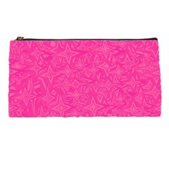 Abstract Stars In Hot Pink Pencil Case by StuffOrSomething