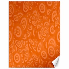 Orange Abstract 45s Canvas 12  X 16  (unframed) by StuffOrSomething