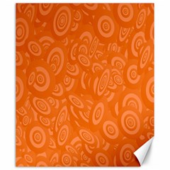 Orange Abstract 45s Canvas 20  X 24  (unframed) by StuffOrSomething