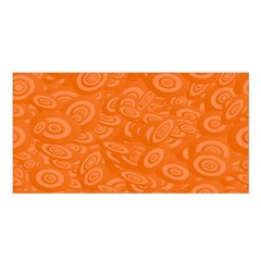 Orange Abstract 45s Satin Shawl by StuffOrSomething