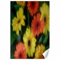 Orange Yellow Daisy Flowers Gerbera Canvas 20  X 30  (unframed) by yoursparklingshop