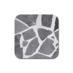 Grey White Tiles Pattern Drink Coasters 4 Pack (square)