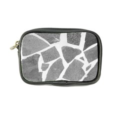 Grey White Tiles Pattern Coin Purse