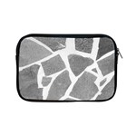 Grey White Tiles Pattern Apple iPad Mini Zippered Sleeve Front