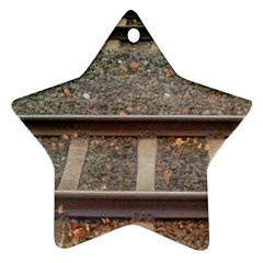 Railway Track Train Star Ornament by yoursparklingshop