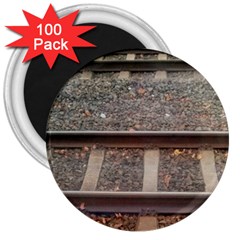 Railway Track Train 3  Button Magnet (100 Pack)