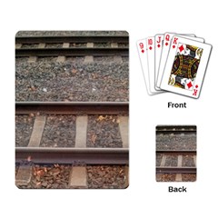 Railway Track Train Playing Cards Single Design