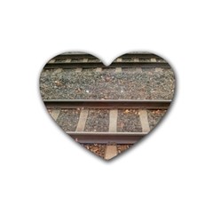 Railway Track Train Drink Coasters (heart)