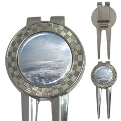 Sky Plane View Golf Pitchfork & Ball Marker