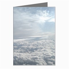 Sky Plane View Greeting Card