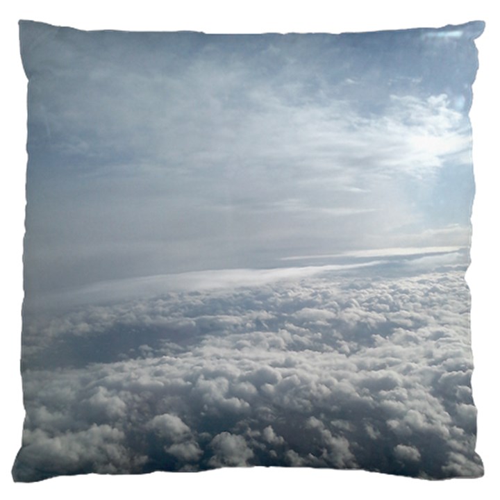 Sky Plane View Large Cushion Case (Two Sided) 