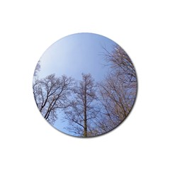 Large Trees In Sky Drink Coaster (round) by yoursparklingshop