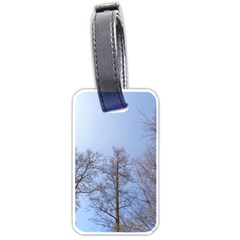 Large Trees In Sky Luggage Tag (two Sides) by yoursparklingshop