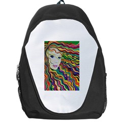 Inspirational Girl Backpack Bag by sjart