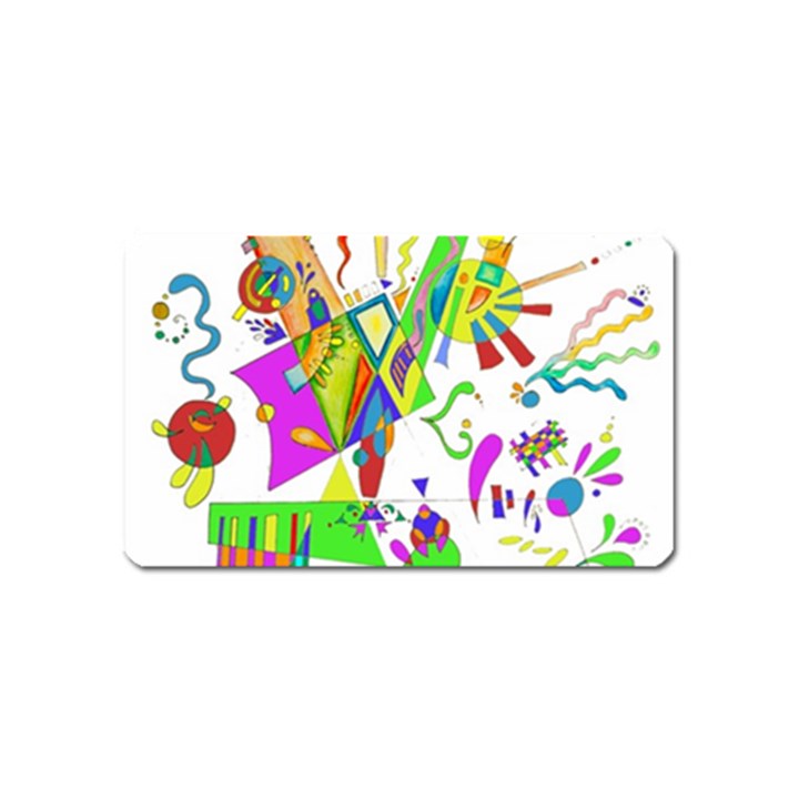 Splatter Life Magnet (Name Card)