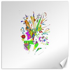 Splatter Life Canvas 20  X 20  (unframed) by sjart