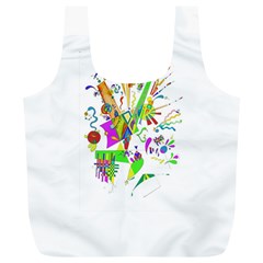 Splatter Life Reusable Bag (xl) by sjart