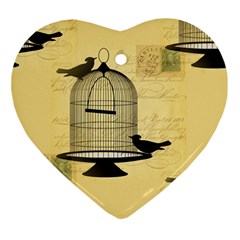 Victorian Birdcage Heart Ornament by boho